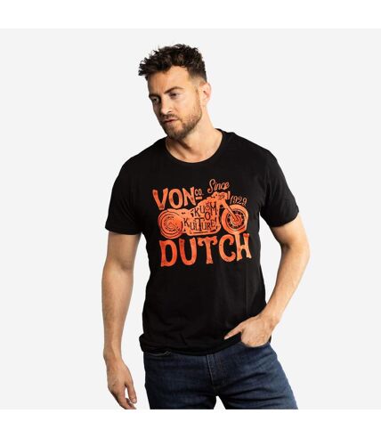 T-shirt col rond en coton homme Logo Vondutch