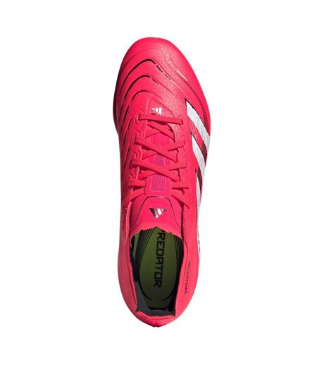 Mens Predator Lace Up Football Boots Lucid Red Adidas