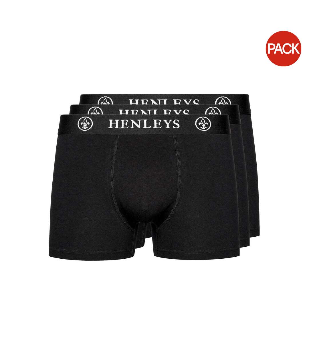 Boxers mcblacken homme noir Henleys-1