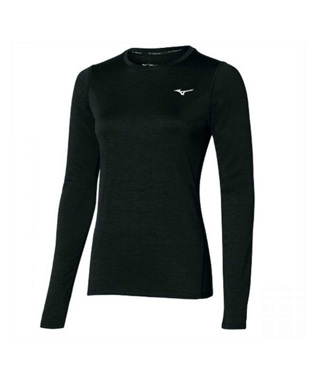 T-shirt Manches Longues Impulse Core Femme Noir Mizuno-1