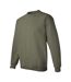Unisex Adult Heavy Blend Crew Neck Sweatshirt Military Green Gildan-3