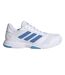 Womens/ladies Volleyball Shoes White Blue Adidas-1