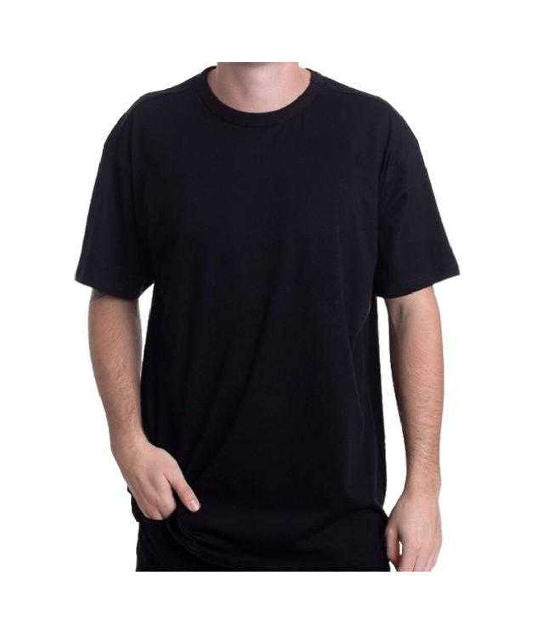 T-shirt Homme Bleu Marine Di Selentino-1