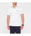 Mens Paddy Contrast Tipped Polo Shirt Off White Boss-2