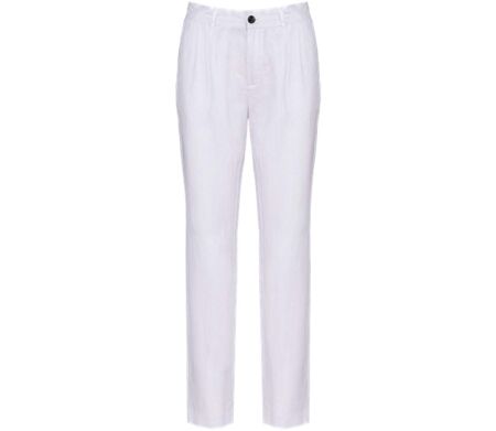 Pantalon en lin - Femme - PATS712 - blanc