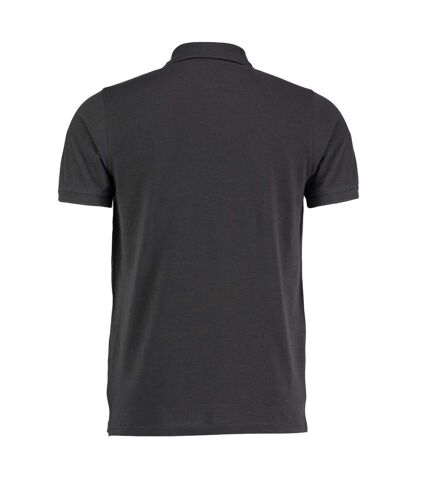 Kustom Kit Mens Klassic Pique Heavy Slim Polo Shirt (Graphite Grey) - UTPC7214