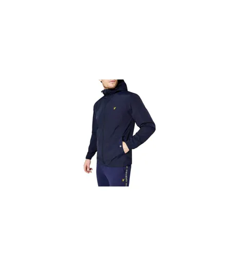 Veste Unie À Capuche Homme Bleu Marine Lyle & Scott