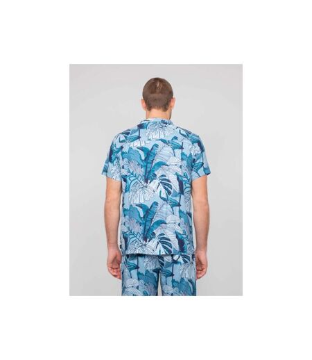 Chemise fluide manches courtes motifs DAMAULU