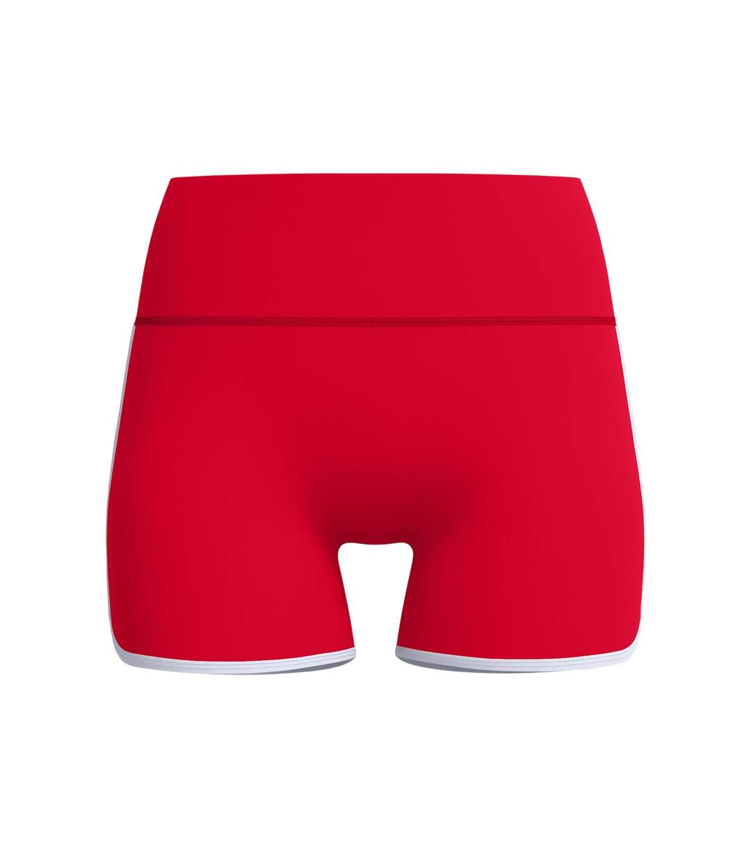Womens/ladies Solid Bound Swim Shorts Red Speedo-2