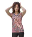 Tee-Shirt Chic pour Femme à  Manches Longues - Col V et Motifs Abstraits - Style Unique-1