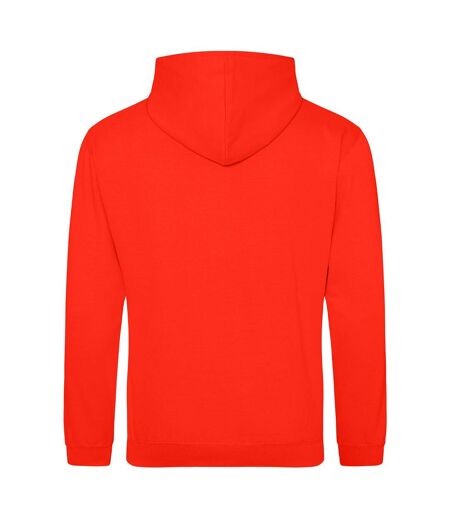 Awdis Unisex College Hooded Sweatshirt / Hoodie (Sunset Orange)