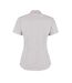 Kustom Kit Ladies Corporate Oxford Short Sleeve Shirt (Silver Grey) - UTBC621