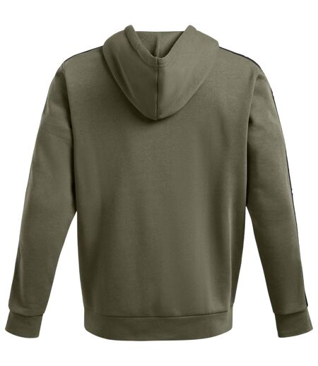 Sweat À Capuche Bande Sur Manches Icon Homme Vert Olive Under Armour