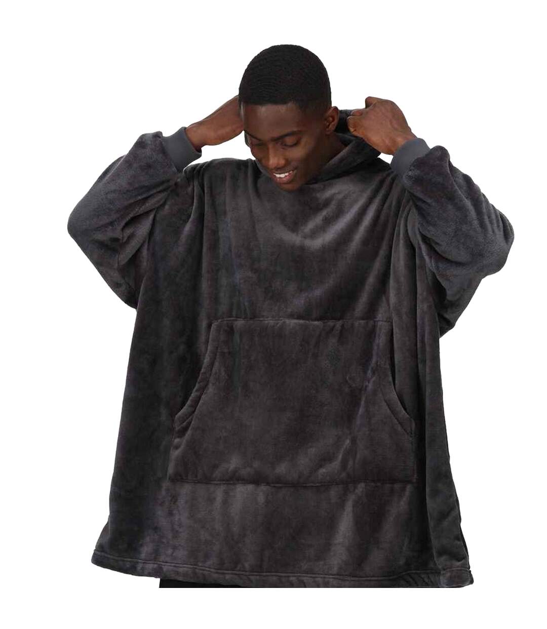 Regatta Unisex Adult Snuggler Fleece Oversized Hoodie (Seal Grey) - UTPC4844