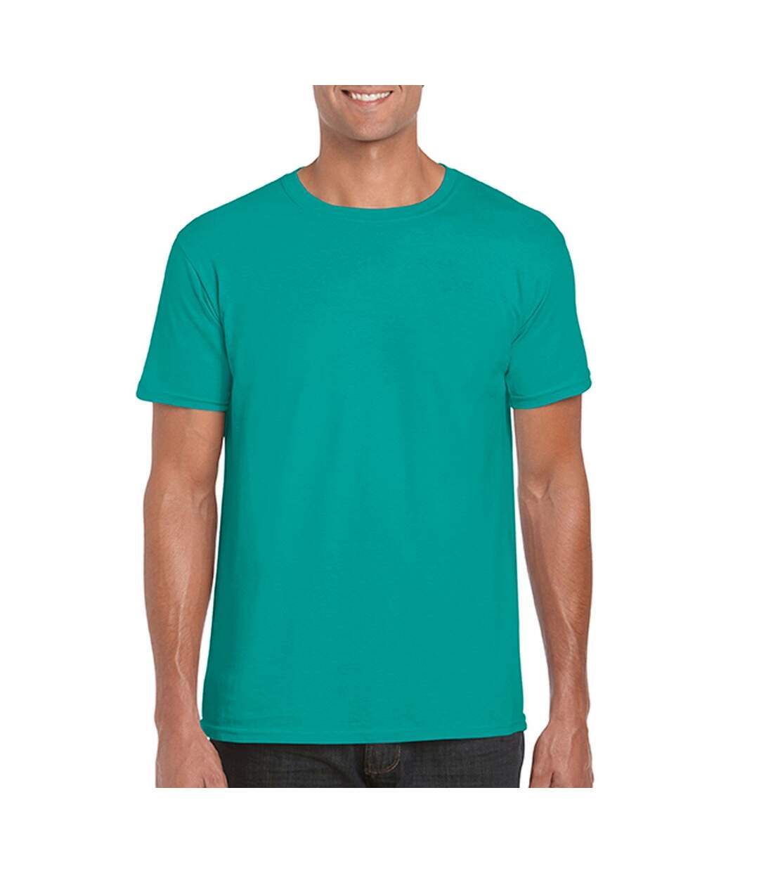 T-shirt Manches Courtes Softstyle Homme Jade Gildan-1
