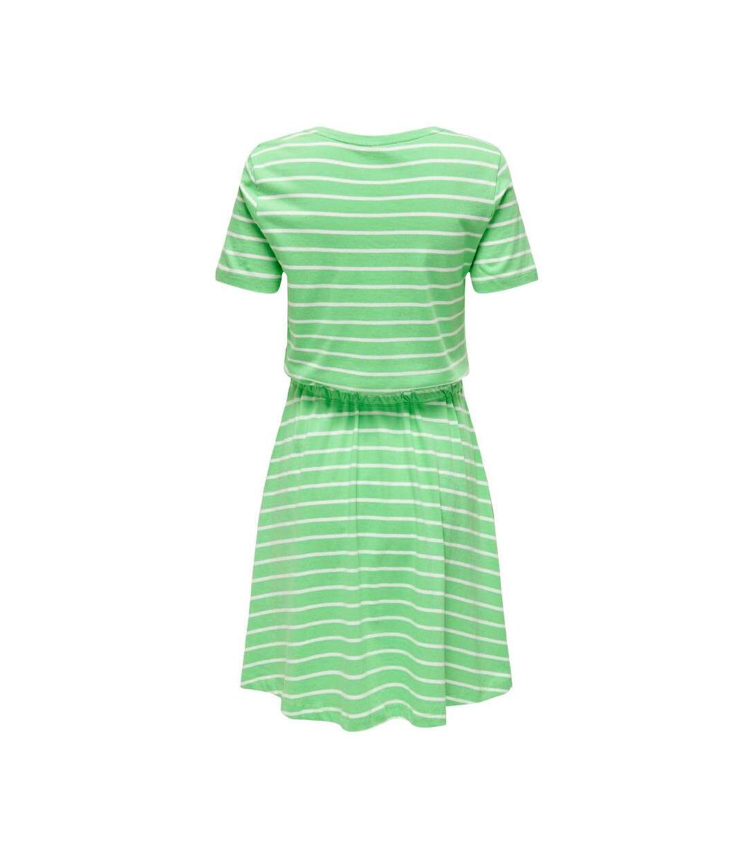 Robe à Rayure Vert Femme ONLY 15320317 - L-2