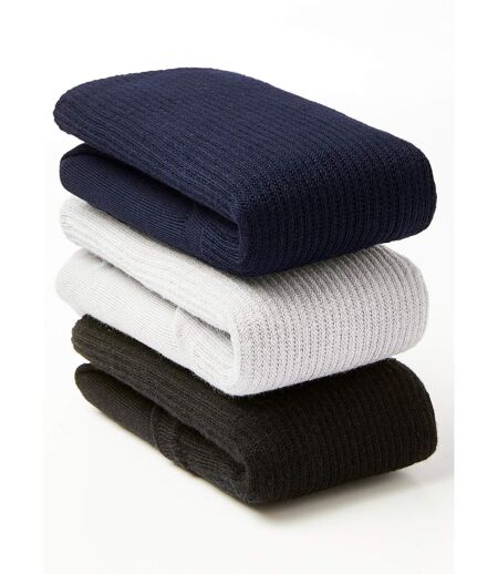 Mi-chaussettes pieds larges - lot de 2 paires