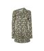 Robe Courte Motif/style Imprimé Intégral Femme Blanc Noir Imprimé Off White-2