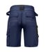 Mens Cargo Shorts Navy Black Jobman-2