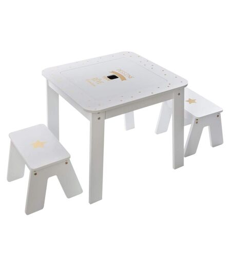 Table bureau avec tabourets enfant Douceur