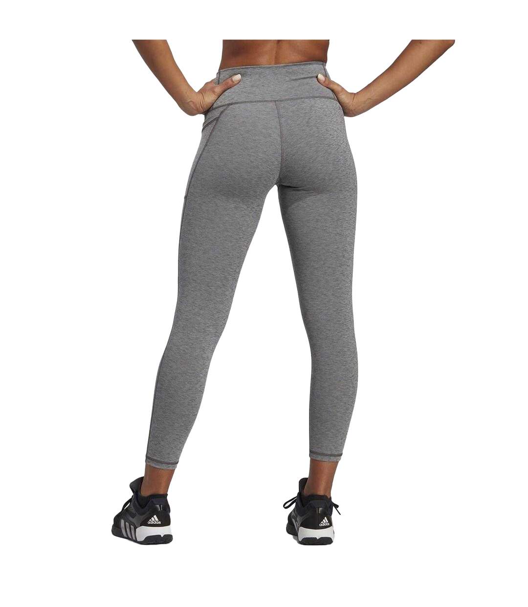 Legging 7/8 Femme Gris Adidas-3