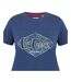 T-shirt Motif/style Fleurs Classic Femme Bleu Marine Chiné Chiné Lee Cooper-3