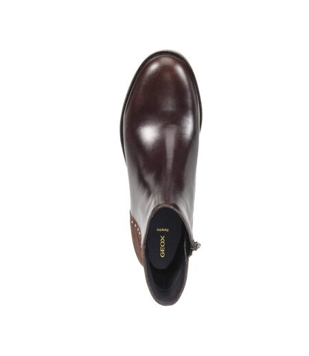 Bottines D Camexia Femme Marron Foncé Geox