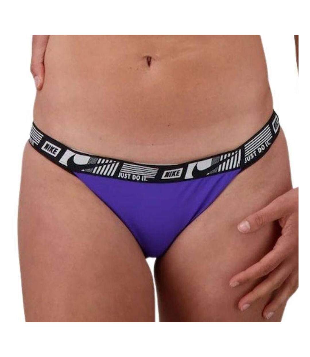 Bas de maillot de bain Violet Femme Nike Banded Bottom - L