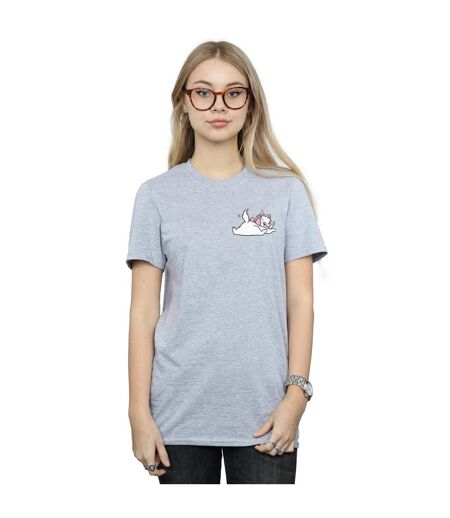 Disney - T-shirt ARISTOCATS MARIE SWEET BACKSIDE BREAST PRINT - Femme (Gris chiné) - UTBI17286