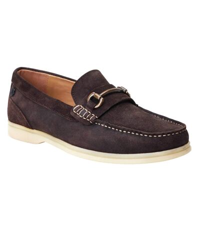 Mocassins Homme Marron Foncé Base London