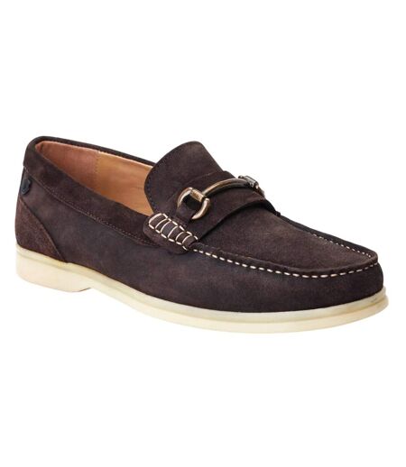 Mocassins Homme Marron Foncé Base London