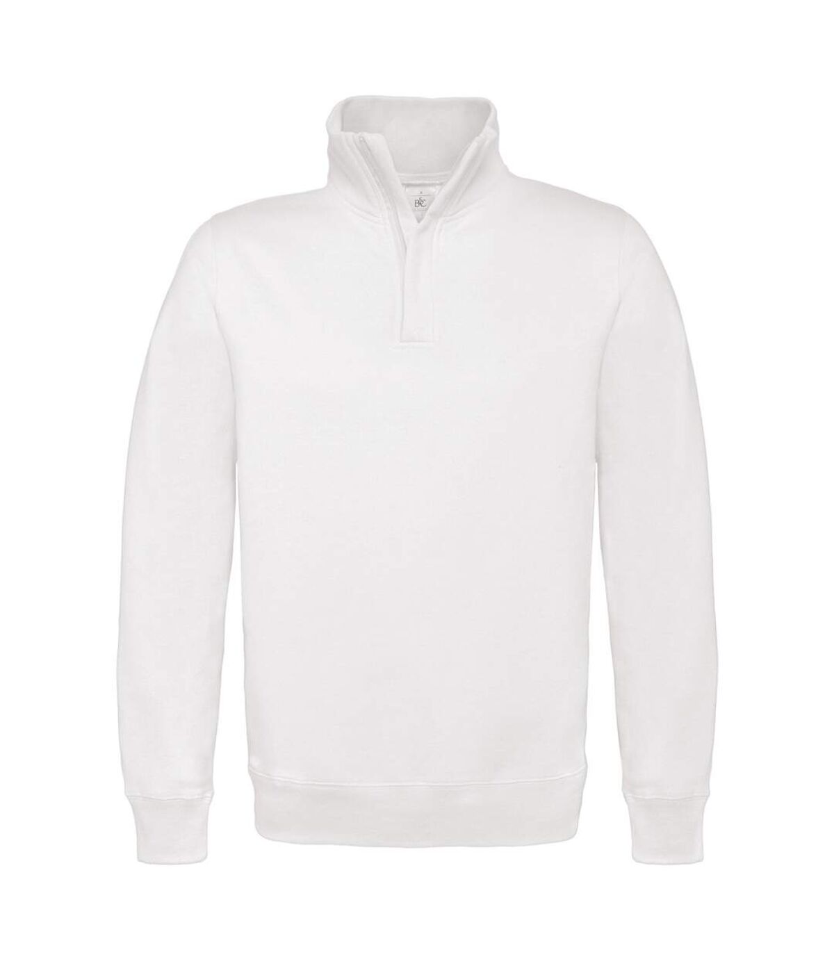 Sweat-shirt col zippé - homme - WUI22 - blanc