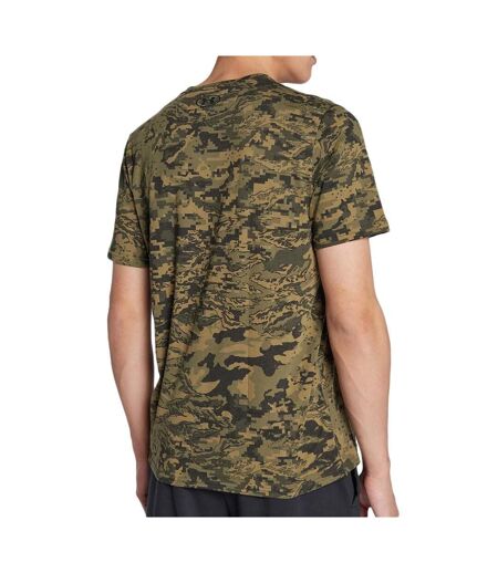 T-shirt Kaki Homme Under Armour Camo - L