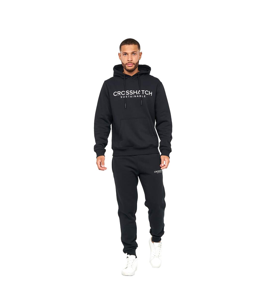 Crosshatch Mens Noma Tracksuit (Khaki)