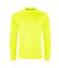 AWDis Cool Mens Long-Sleeved Active T-Shirt (Electric Yellow)