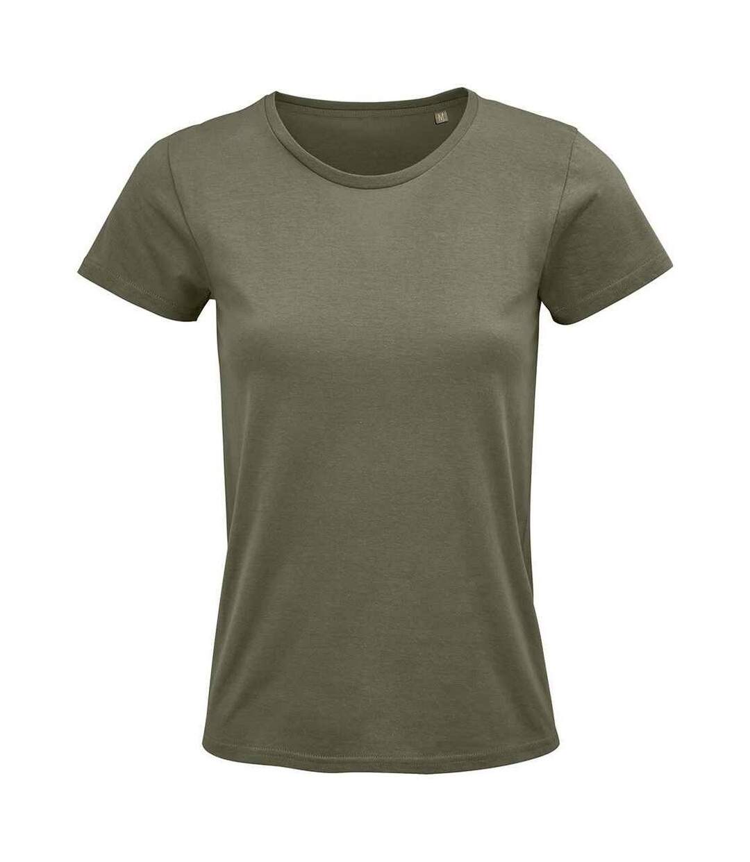 SOLS Womens/Ladies Crusader Organic T-Shirt (Khaki)