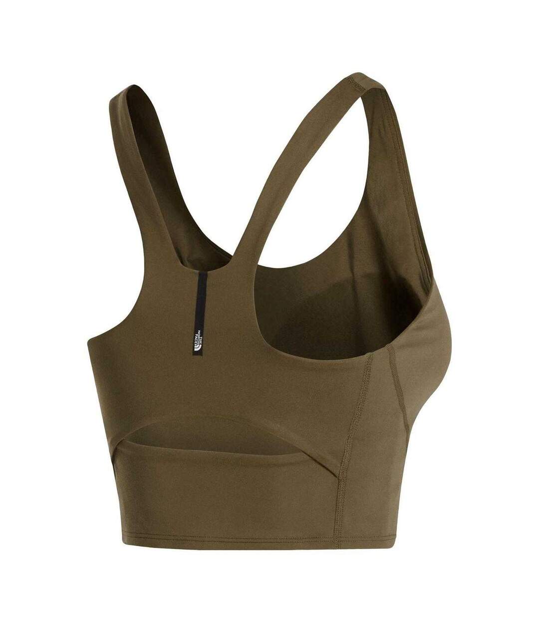 Womens/ladies Jaida Cut-out Back Sports Bra Green The North Face-3