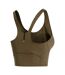Womens/ladies Jaida Cut-out Back Sports Bra Green The North Face-3