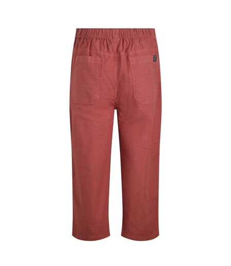 Womens/ladies anyar ripstop 3/4 length trousers desert rose Weird Fish