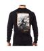 T-Shirt manches longues noir homme kaporal regan-2
