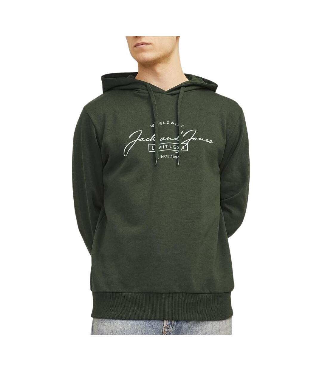 Sweat vert foncé homme jack & jones ferris - l-1
