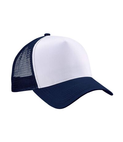 Casquette trucker adulte bleu marine / blanc Beechfield Beechfield