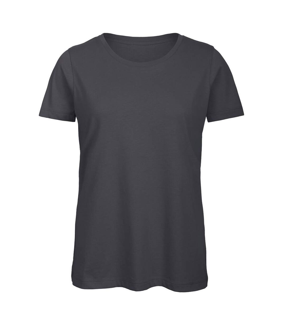 T-shirt en coton bio femme gris foncé B&C