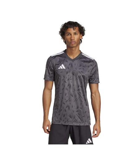 T-shirt Style Motif Géométrique Team Icon Homme Gris Foncé Adidas