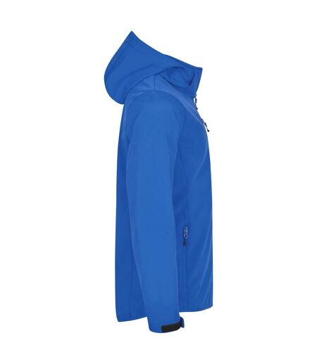 Mens Classic Soft Shell Jacket Royal Blue Clique