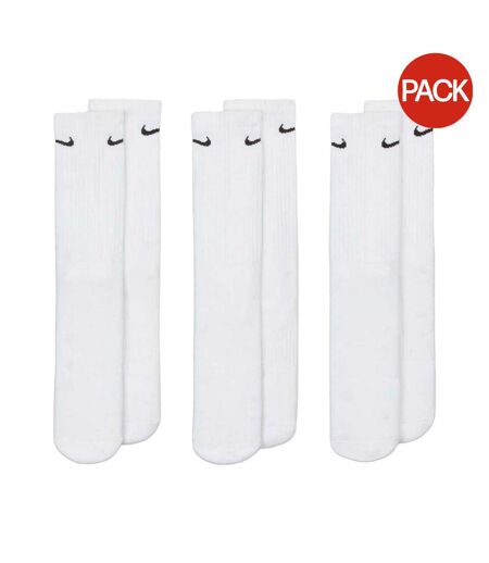 Lot De 3  Chaussettes Everyday Adulte Blanc Noir Nike