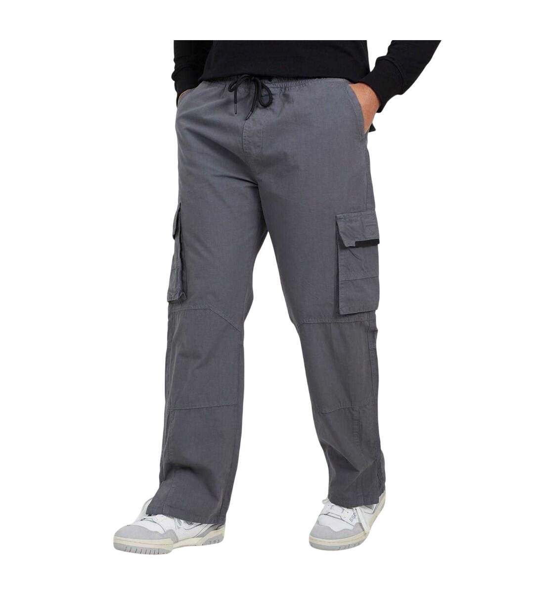 Pantalon À Poches Homme Gris Foncé Brave Soul-2