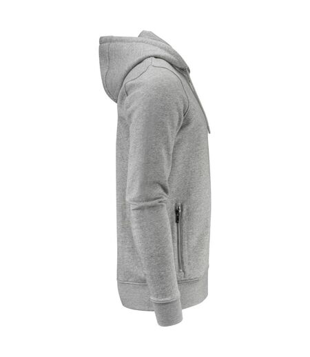 Mens Westwood Heights Full Zip Hoodie Grey Melange James Harvest