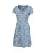 Mountain Warehouse Womens/Ladies Essentials Lora Polka Dot Skater Dress (Pale Blue) - UTMW2390