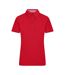 Polo Traditional Femme Rouge Blanc James And Nicholson-1